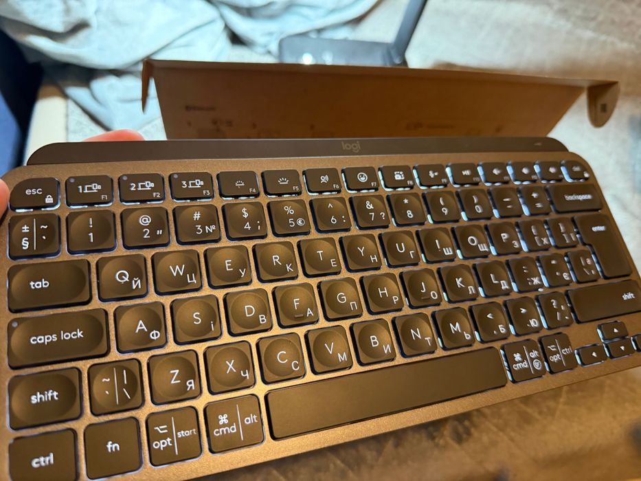 Logitech MX Keys Mini Wireless Illuminated UA Graphite