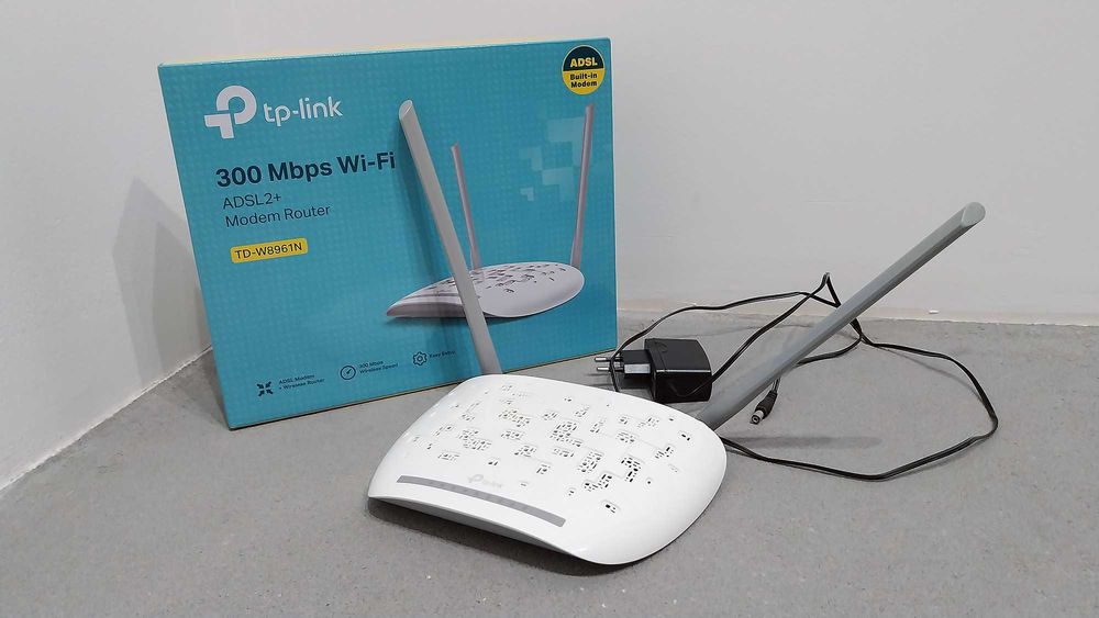 Router modem ADSL ADSL2+ TP-Link TD-W8961N Neostrada W-Fi komplet