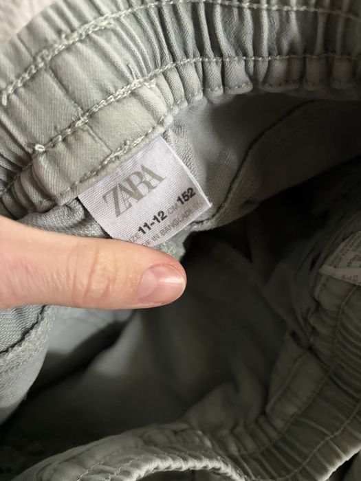 Zara 152 см стильні штани карго cargo весна бавовна 11-12