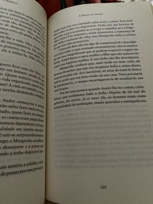 A Magia do Acaso Tiago Rebelo-1.ª Edição