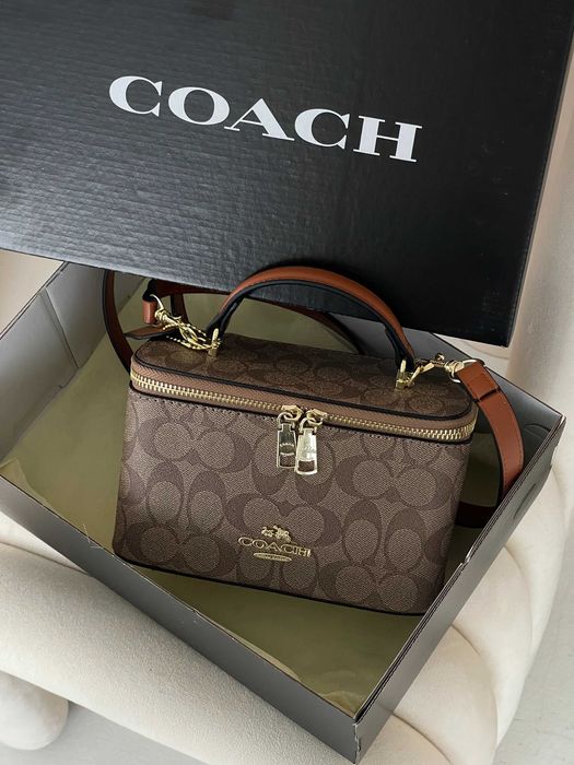 Женская сумка Coach Ava Crossbody через плечо Коуч бочонок
