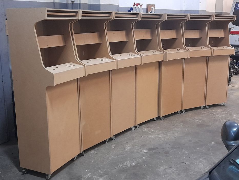 Estruturas Arcade Bartop, FullTOP e Wallcade