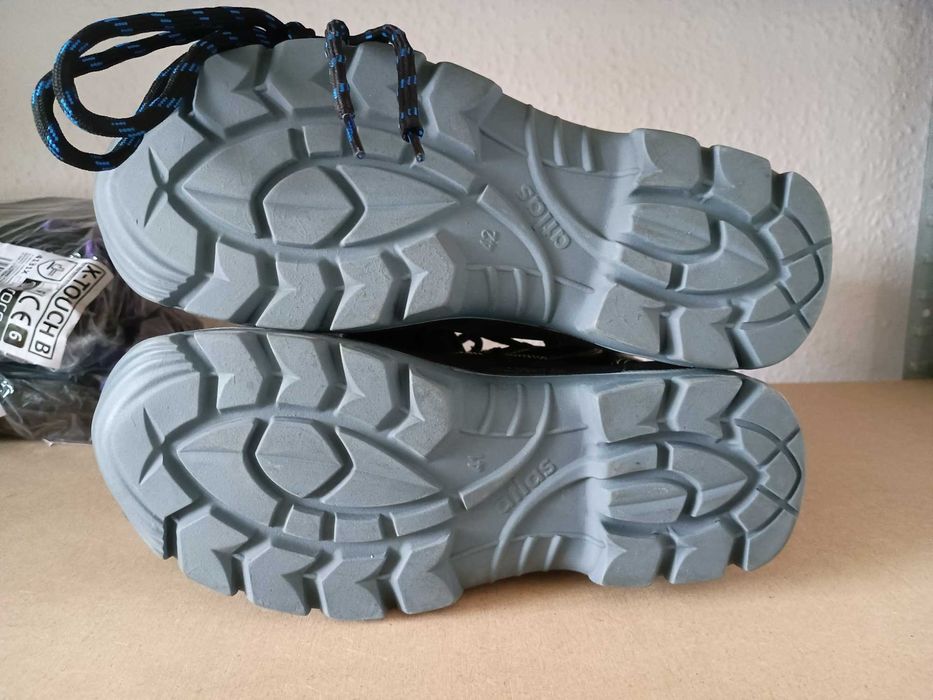 ATLAS Nowe Buty robocze Z KLAMRĄ Trzewiki wysokie dla spawacza 41+42