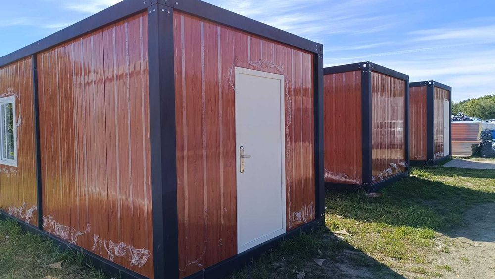 Kontener 6x3m Biurowy Socjalny Magazynowy Budowlany DO ZŁOŻENIA