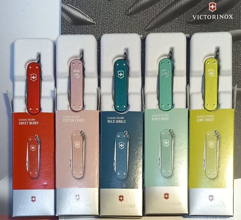 ЗНИЖКИ! Ціни УТОЧНЮЙТЕ! Victorinox Ніж Classic SD Alox Colors Precious Limited Edition Edelweiss  COMPANION New York Sydney Paris