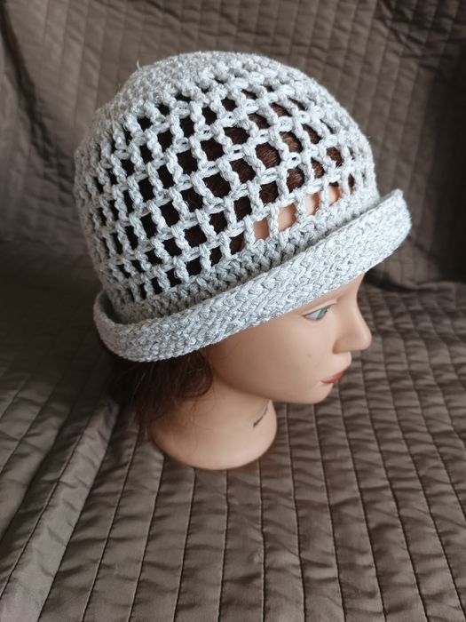 Kapelusz wiosenno letni handmade