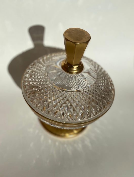 Bomboneira de cristal Bohemia