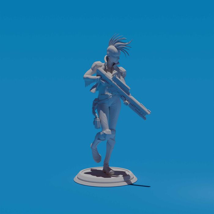 Figurka z Cyberpunk 2077