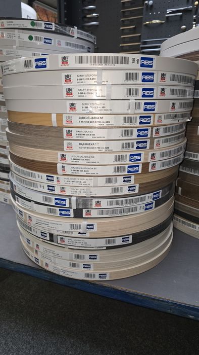 Obrzeże ABS rożne wycofane dekory