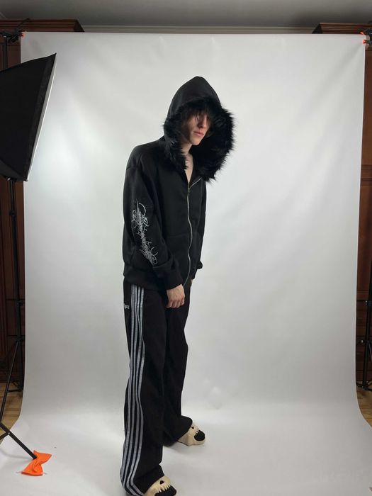 Fur Zip-Hoodie | 2 colors Opium Fur Jacket Зипка с меховым