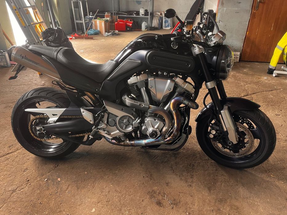 Yamaha MT 01 Stage 2 Akrapovic, kolektory stan BDB