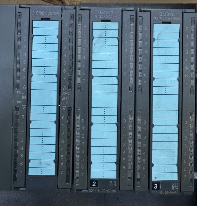 Conjunto Siemens S7-300 – CPU 313C-2 DP + FM352 + PS307 10A + I/O