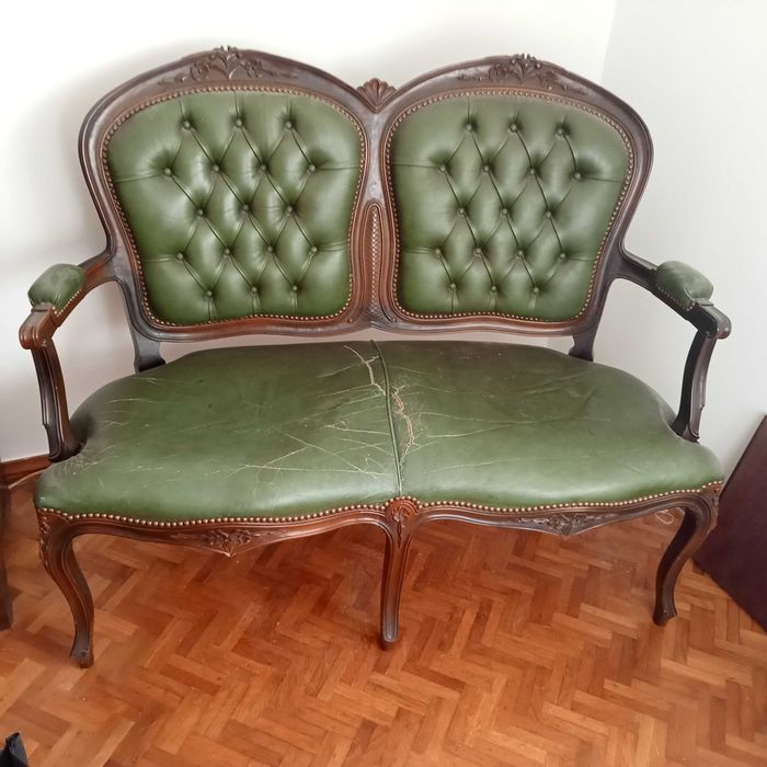 2 sofás de pele antigos430671888804761601