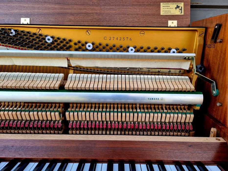 Pianino YAMAHA 104cm 1979r BRĄZOWY PÓŁMAT moderator