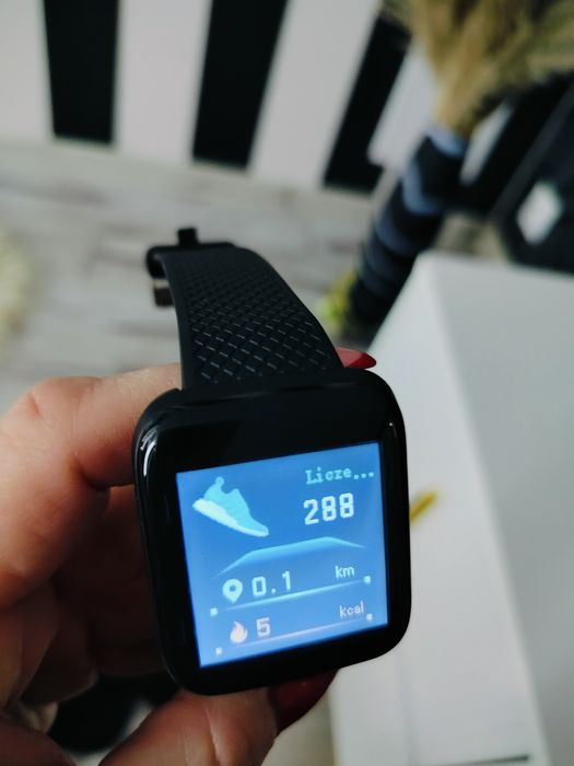Czarny SmartWatch dziecięcy