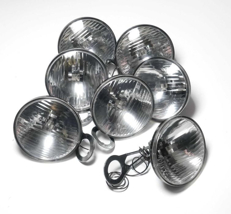 NOWA przednia lampka rowerowa ROMET Wigry 3/Jubilat 2/Wagant - okrągła