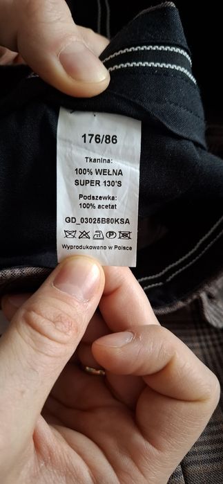 Garnitur kratka brązowy