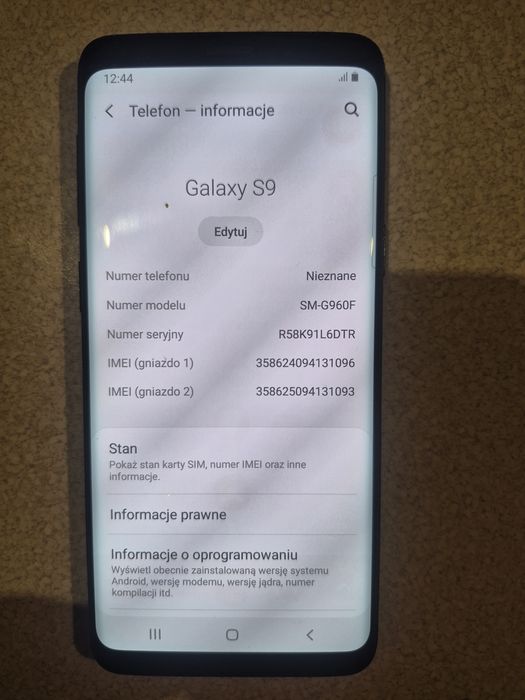 Samsung Galaxy S9 64gb - sprawny
