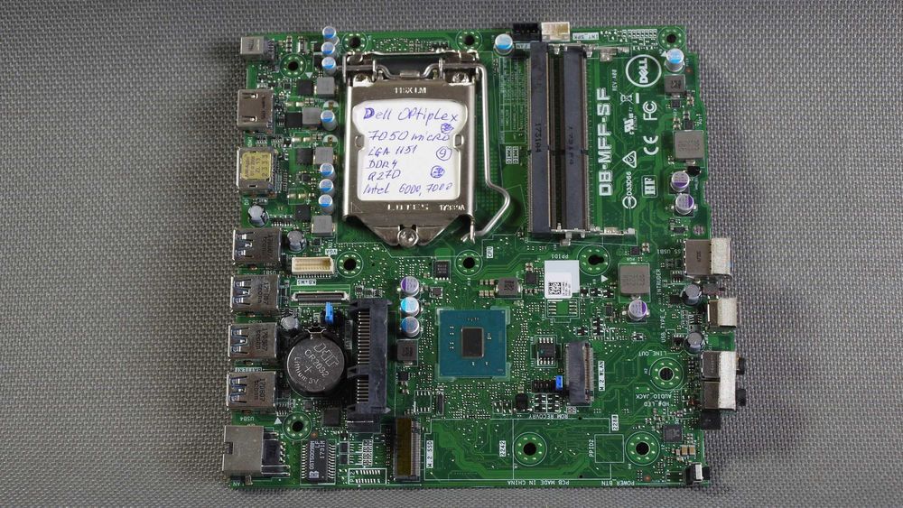 плата miniATX ASUS h87i Gygabite GA-Z270N DELL OptiPlex 7050M