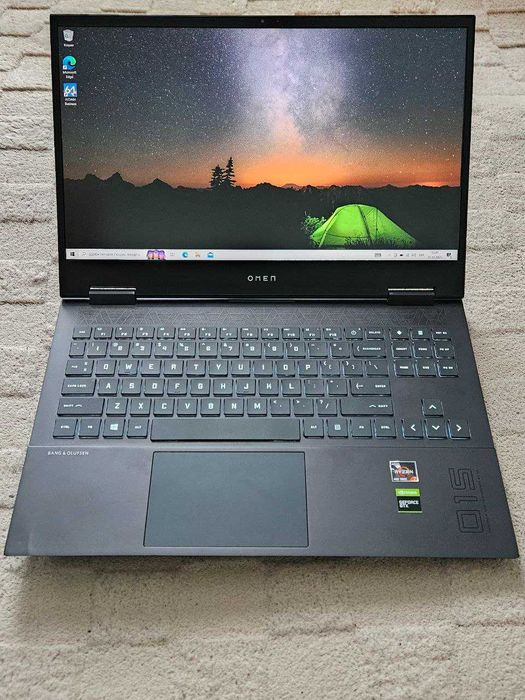 Ноутбук HP Omen 15 FHD 256/16GB Ryzen 7 4800H GTX 1660Ti 6GB