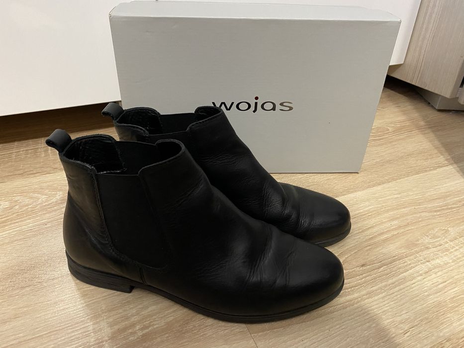 Sztyblety, botki damskie wojas 38 skóra