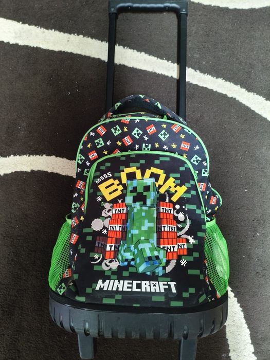 mochila com troley Minecraft