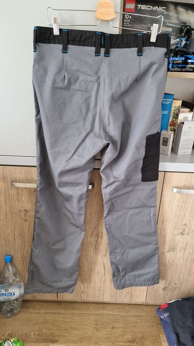 Spodnie męskie Robocze SARA skipper Szaro Czarne