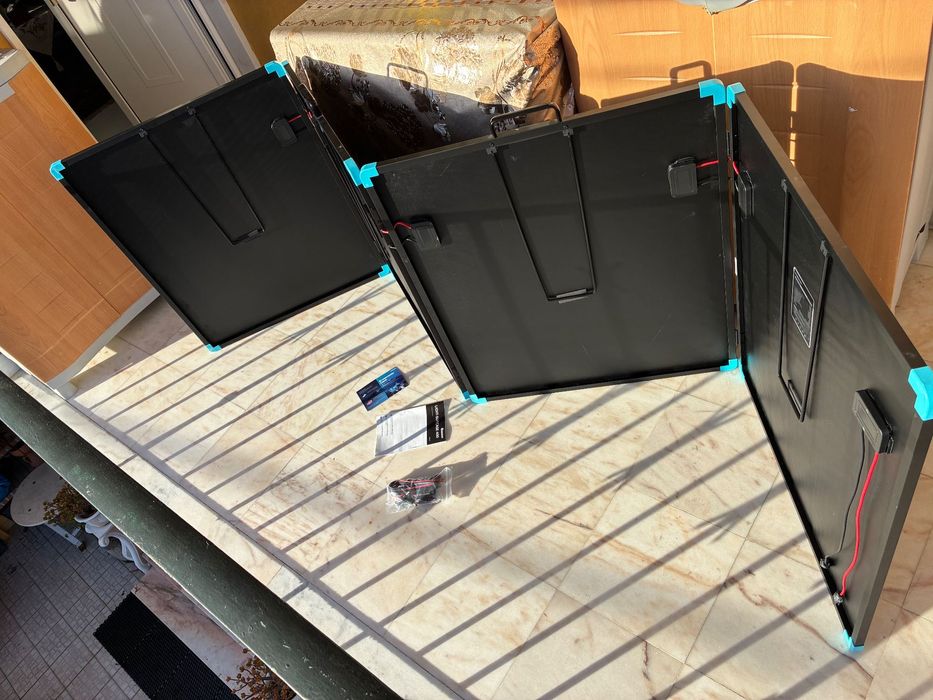 Painéis solares portáteis da renogy com 400w   Compatível C/ geradores