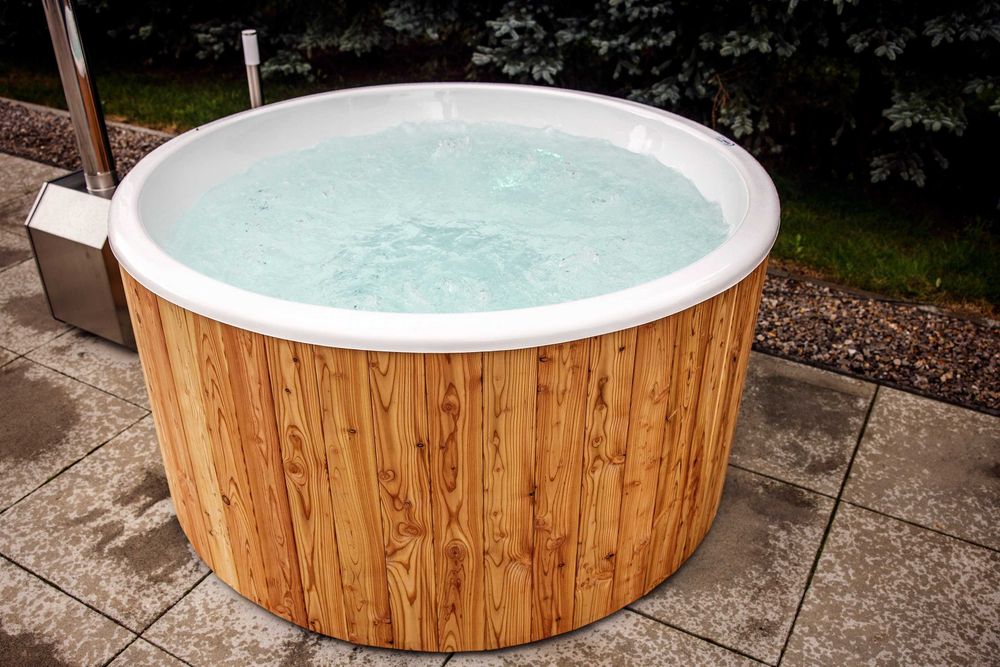 Balia 200cm pokrywa stelaż metalowy jacuzzi beczka SPA