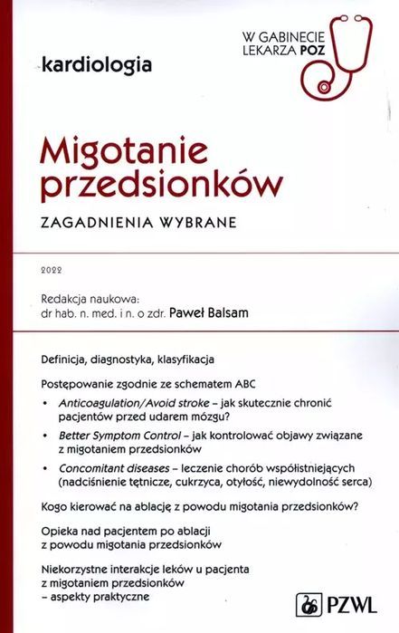 Migotanie przedsionków. Zagadnienia wybrane. PZWL