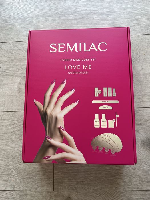Zestaw do manicure hybrydowego Semilac + gratisy