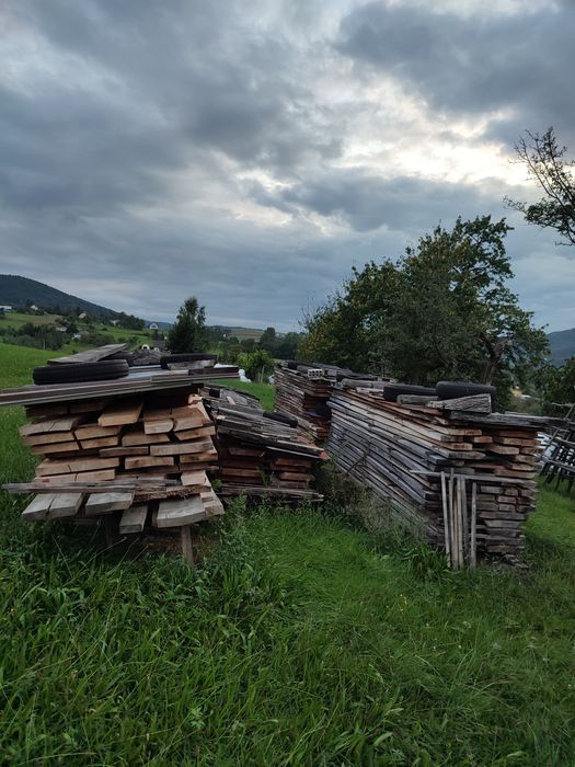 Deski dębowe grubość 75 mm i 52 mm, sezonowane