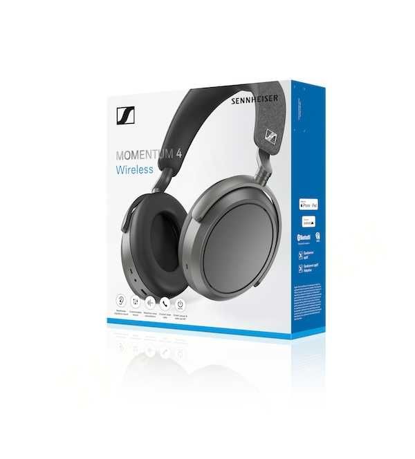 Sennheiser Momentum 4 Wireless | M4AEBT Black - słuchawki Bluetooth