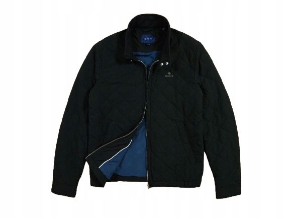 GANT Kurtka Harringtonka Męska Pikowana Logowana r. S