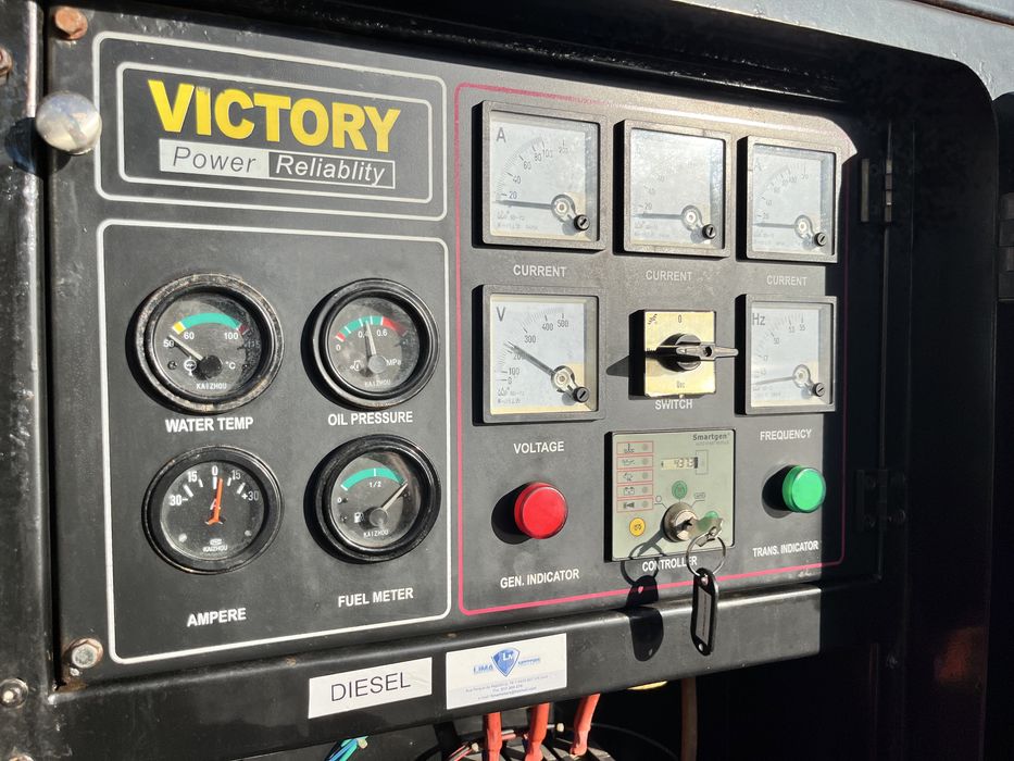 Gerador silencioso  de 50Kva + reboque