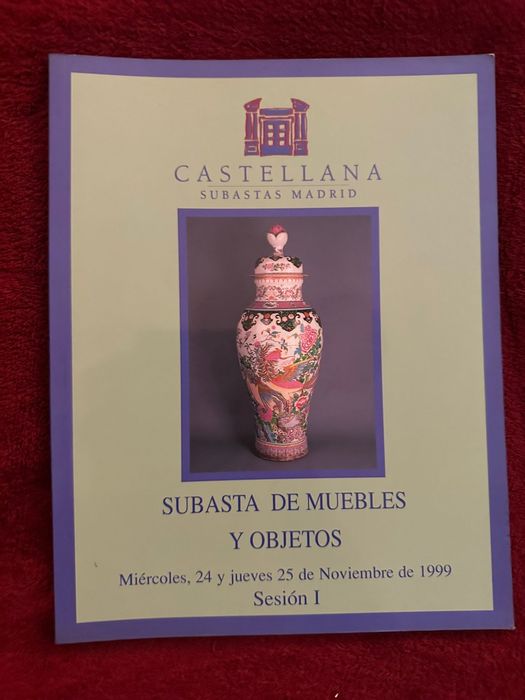 Catálogo de antiguidades antigo