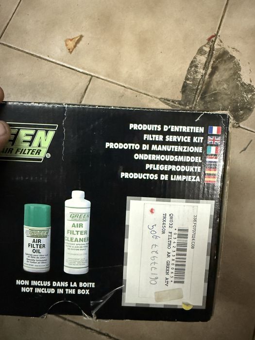 Filtro ar green para trx450