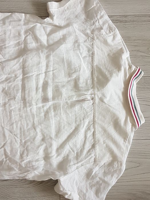 Koszulka polo jak nowa U.S. Polo ASSN. biała/ecru, r. L,