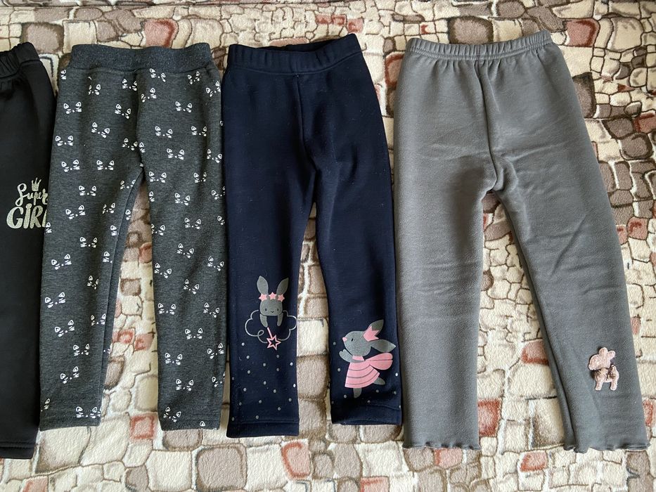 Теплі дитячі штани лосіни джинси з утепленням 92-98 на 2-3 роки