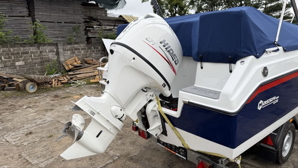 Łodz motorowa Massiv 520 silnik HIDEA HDEF100KM