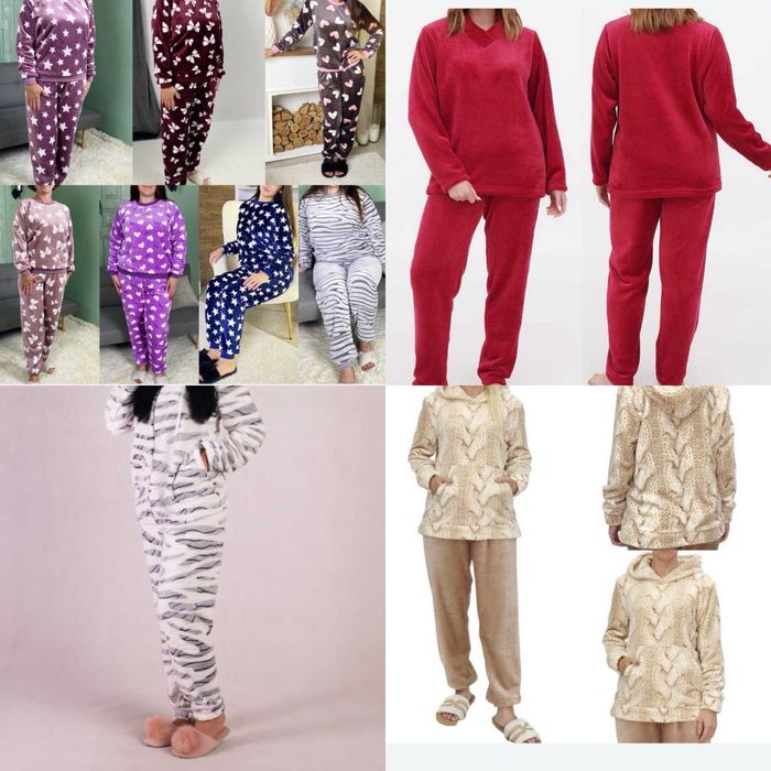 Махрова жіноча піжама вельсофт