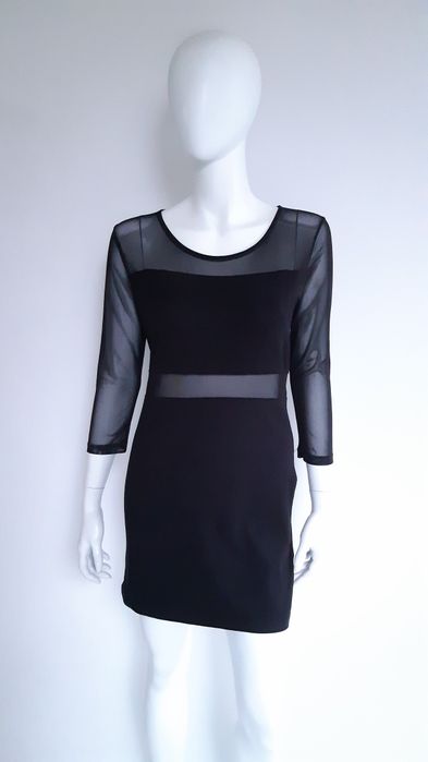 Sukienka mala czarna zip H&M divided