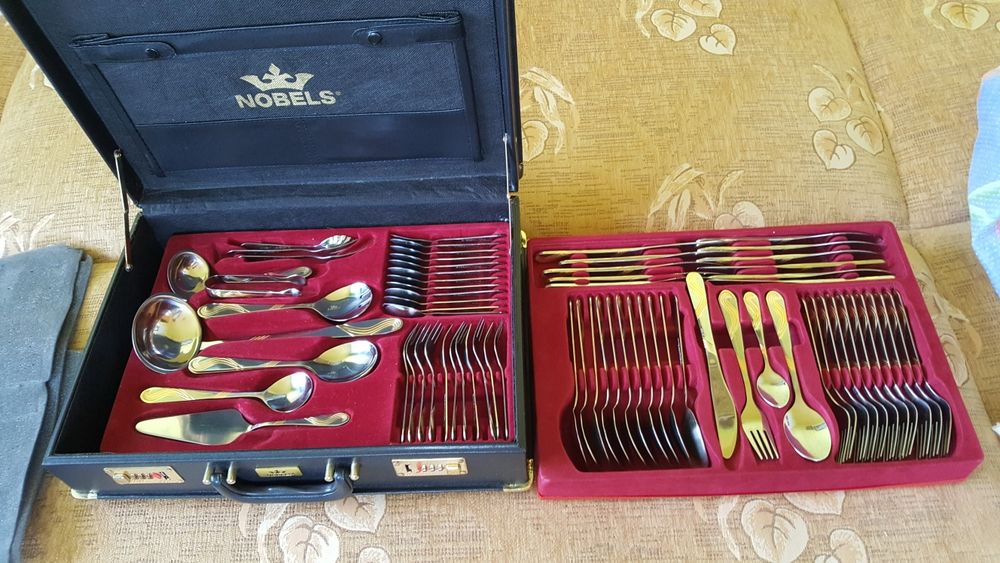 Sztućce walizka zestaw