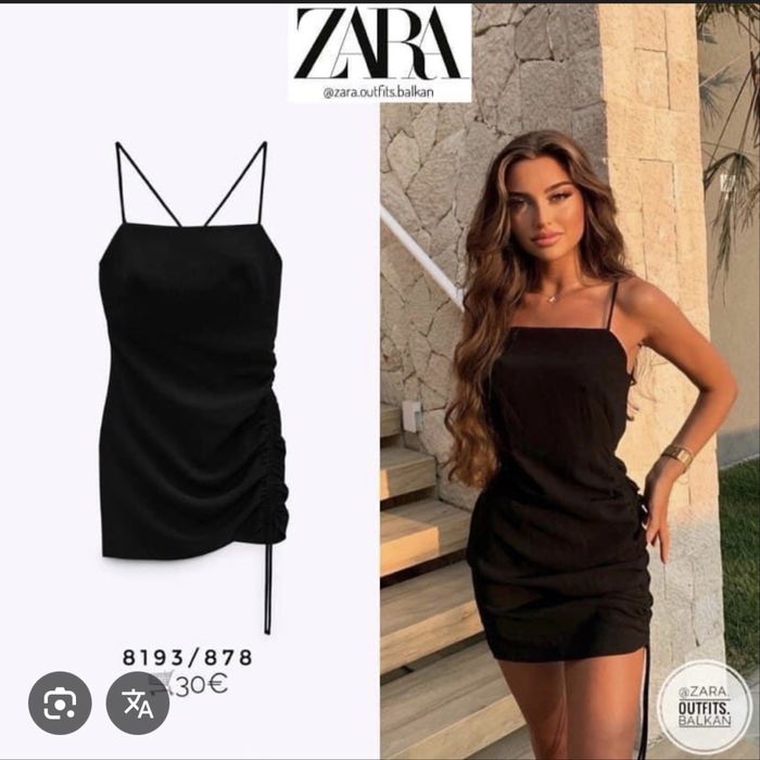 Черное платье Zara