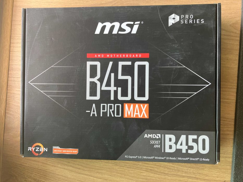 Motherboard AM4 MSI B450-A Pro Max