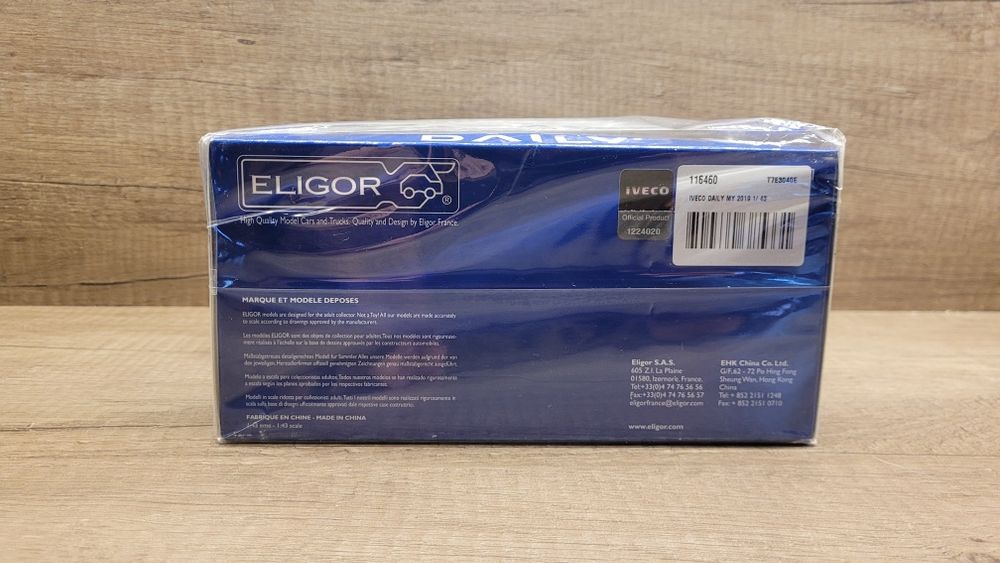 Model IVECO DAILY 2019 1:43 ELIGOR Blue Boreale Furgon MY19 NOWY