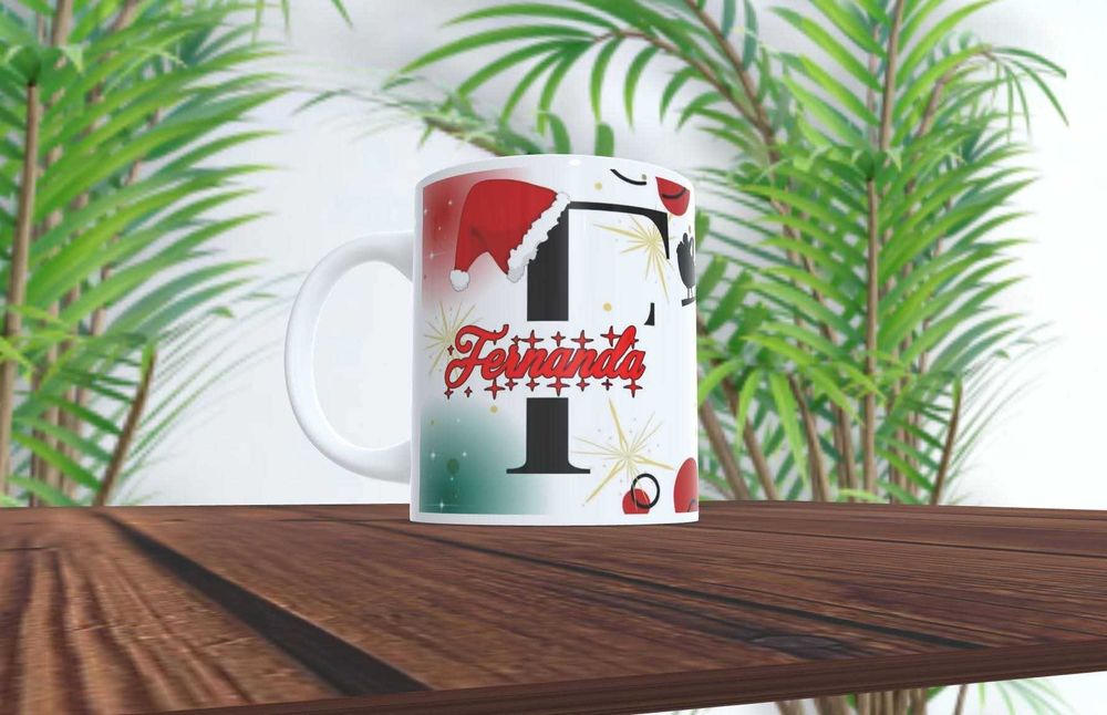 Caneças estampadas Personalizadas para o Natal