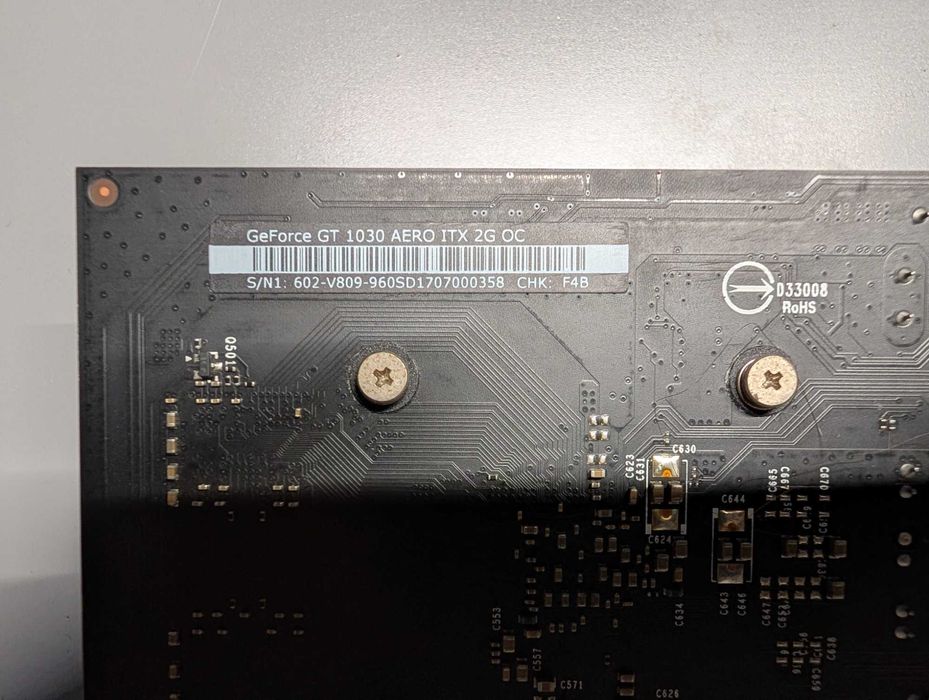 MSI GeForce GT 1030 Aero ITX 2G OC