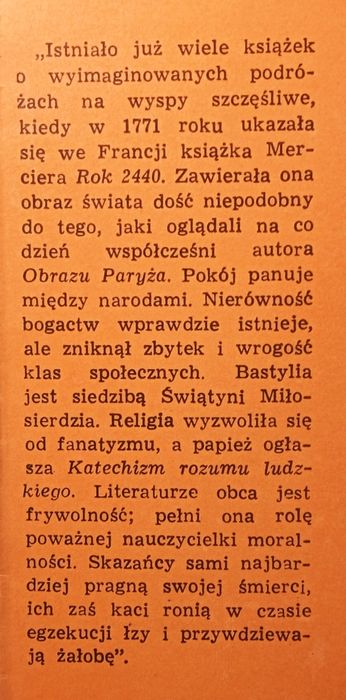 Jerzy Szacki  Utopie