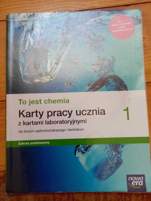 To jest chemia 1 podręcznik+karty pracy - zakres podstawowy